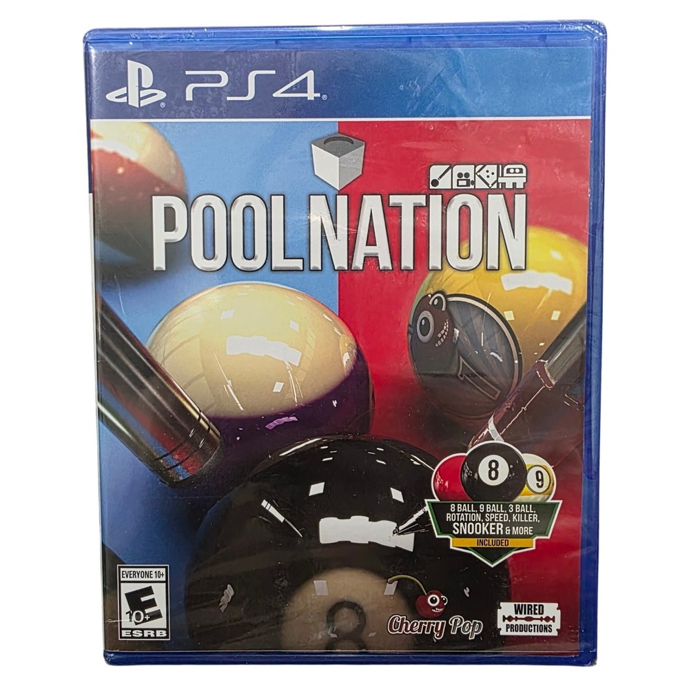 Pool Nation PS4 Video Game 2019 Billiards Wired‎ Productions